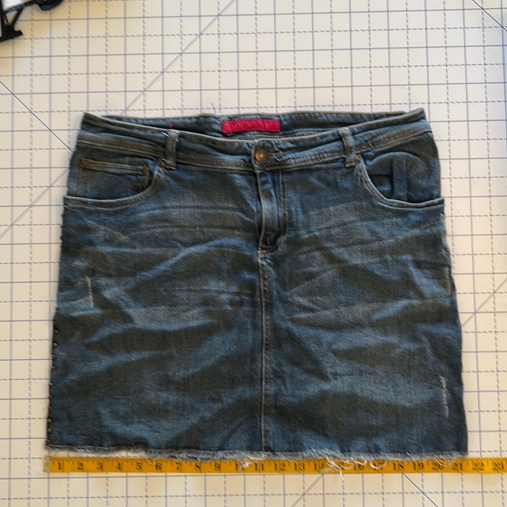 Pure Energy size 14 jean skirt - Picture 4 of 7
